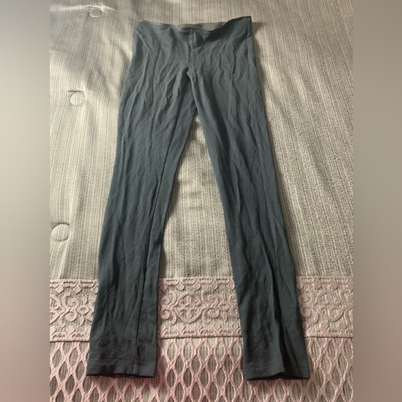 Theory Classic Casual Basic Knit Pants Straight Leg Leggings Black Small - Picture 2 of 11